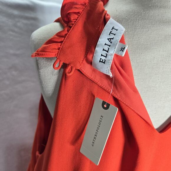 Elliatt Dress Mini Size XL Womens NWT Cocktail Sleeveless Tiered‎ Anthropologie - Picture 5 of 8